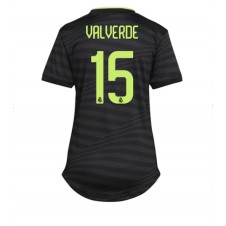 Real Madrid Federico Valverde #15 Tredjedrakt Kvinner 2022-23 Kortermet